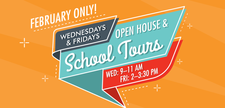 School tours in February - every Wednesday and Friday