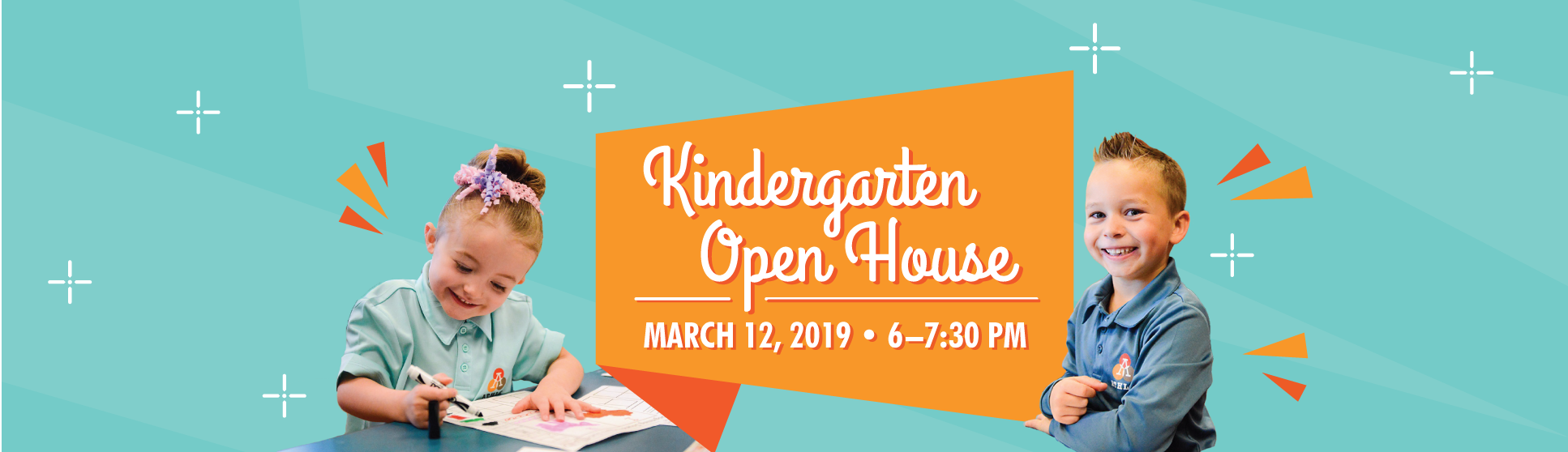 Kindergarten Open House on March 12, 2019 at 6:pm