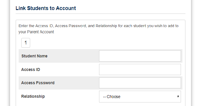 Create account - step 5