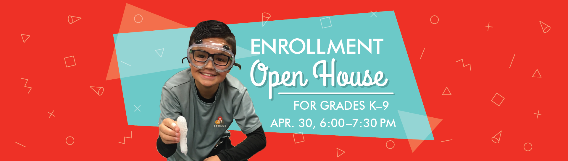 Enrollment Open House for Grades K-9 - April 30, 6-7:30 PM