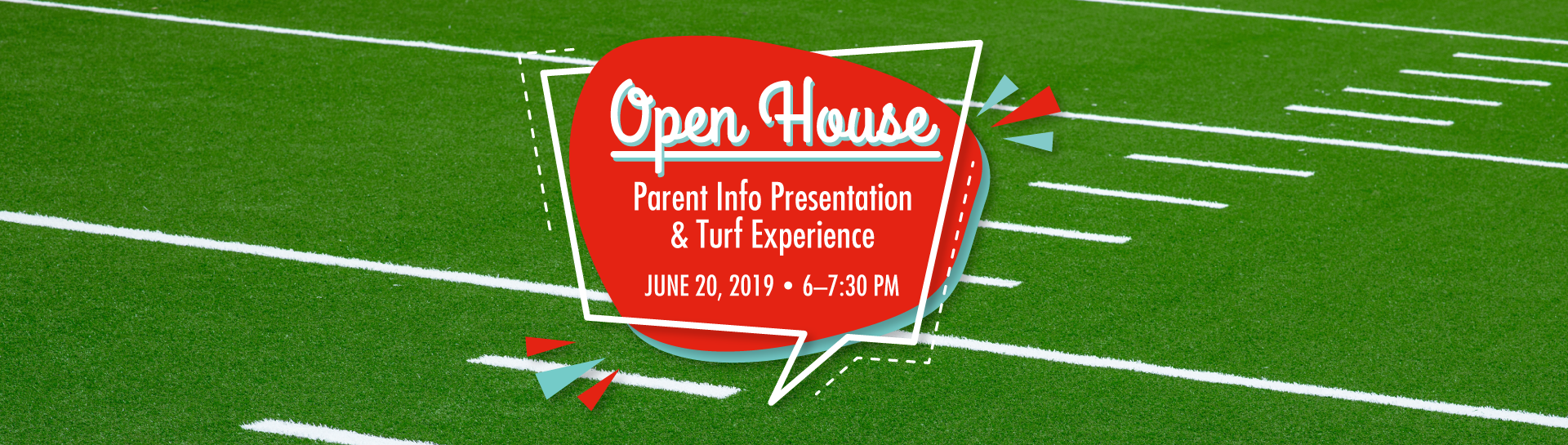 AAU Open House: Parent Info Presentation & Turf Experience