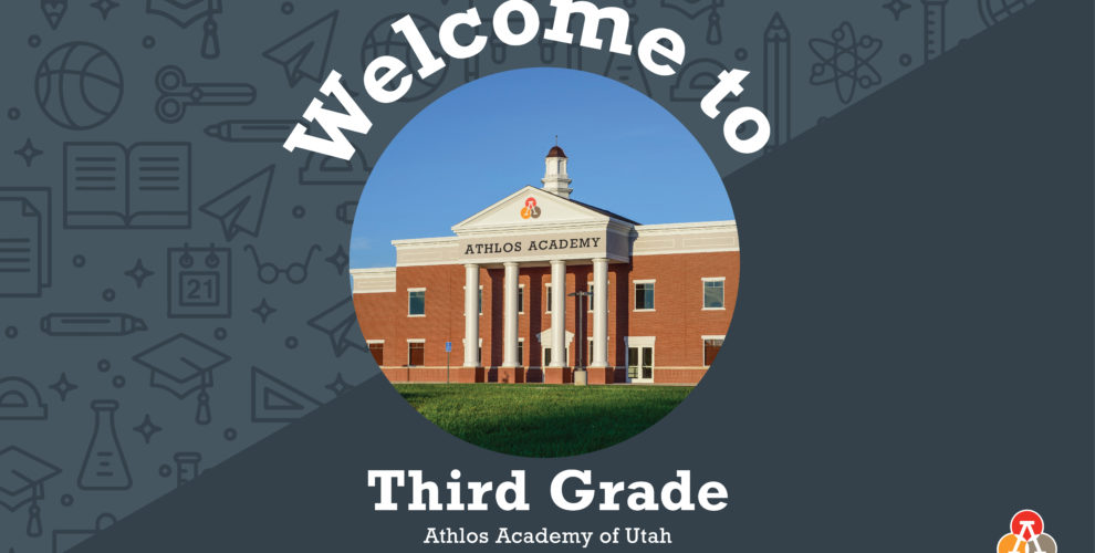 Graphic of welcome to third grade