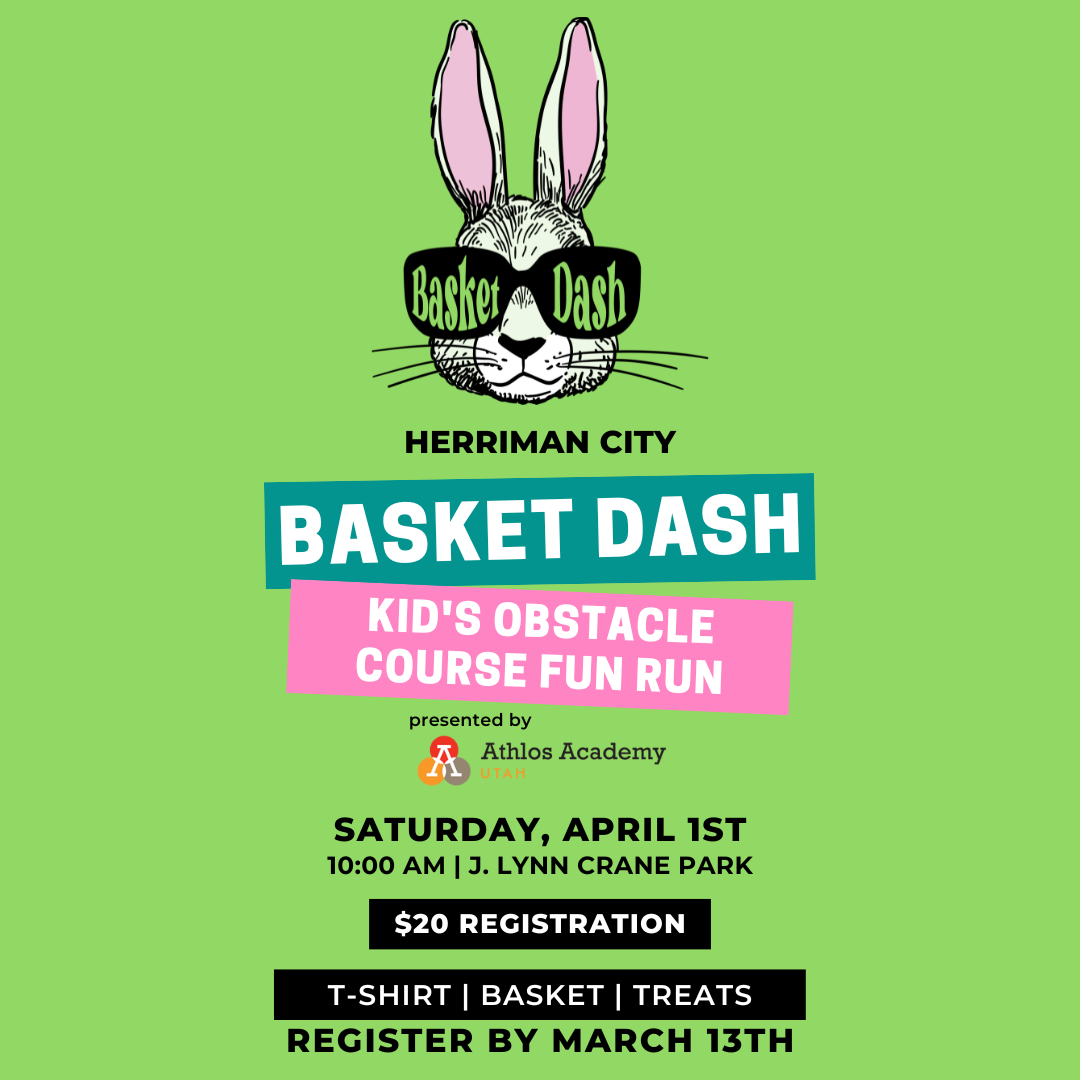 image with bunny that reads basket dash