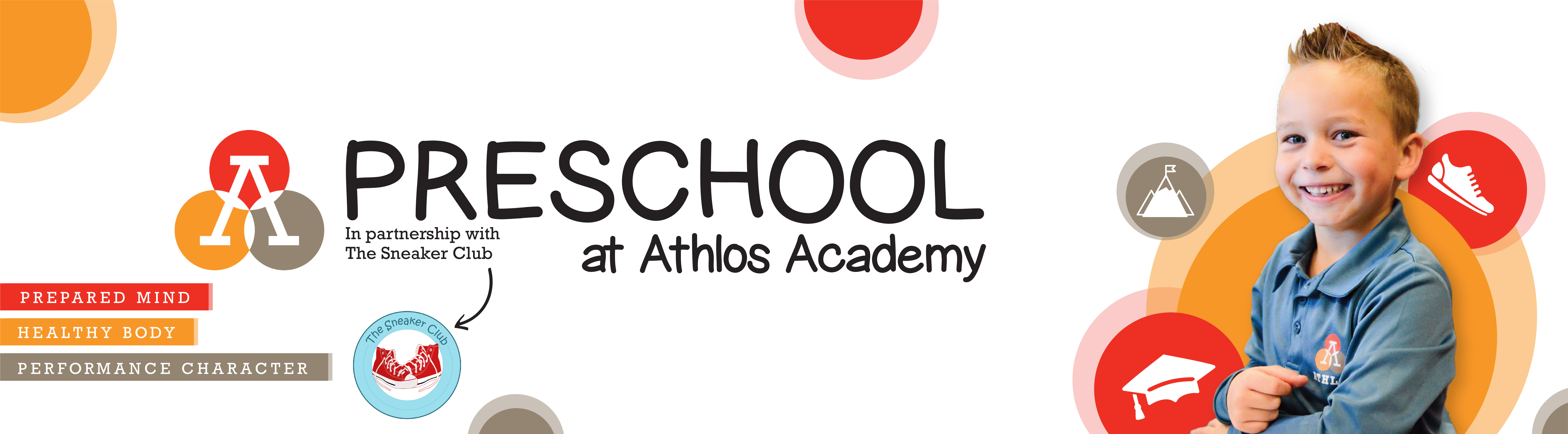 Preschool is offered at Athlos Academy of Utah in partnership with The Sneaker Club!  